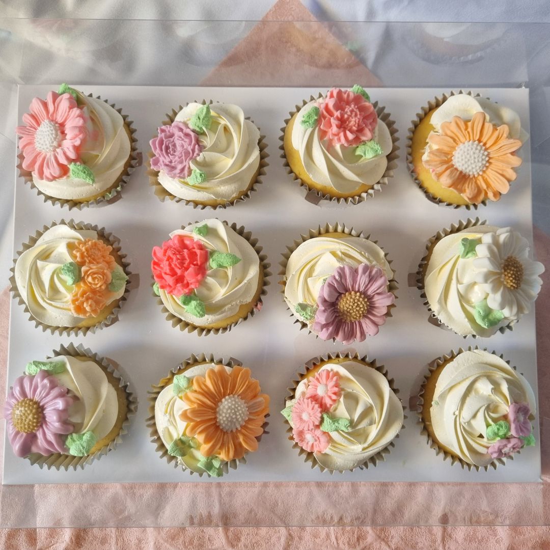 Floral Delights Cupcakes